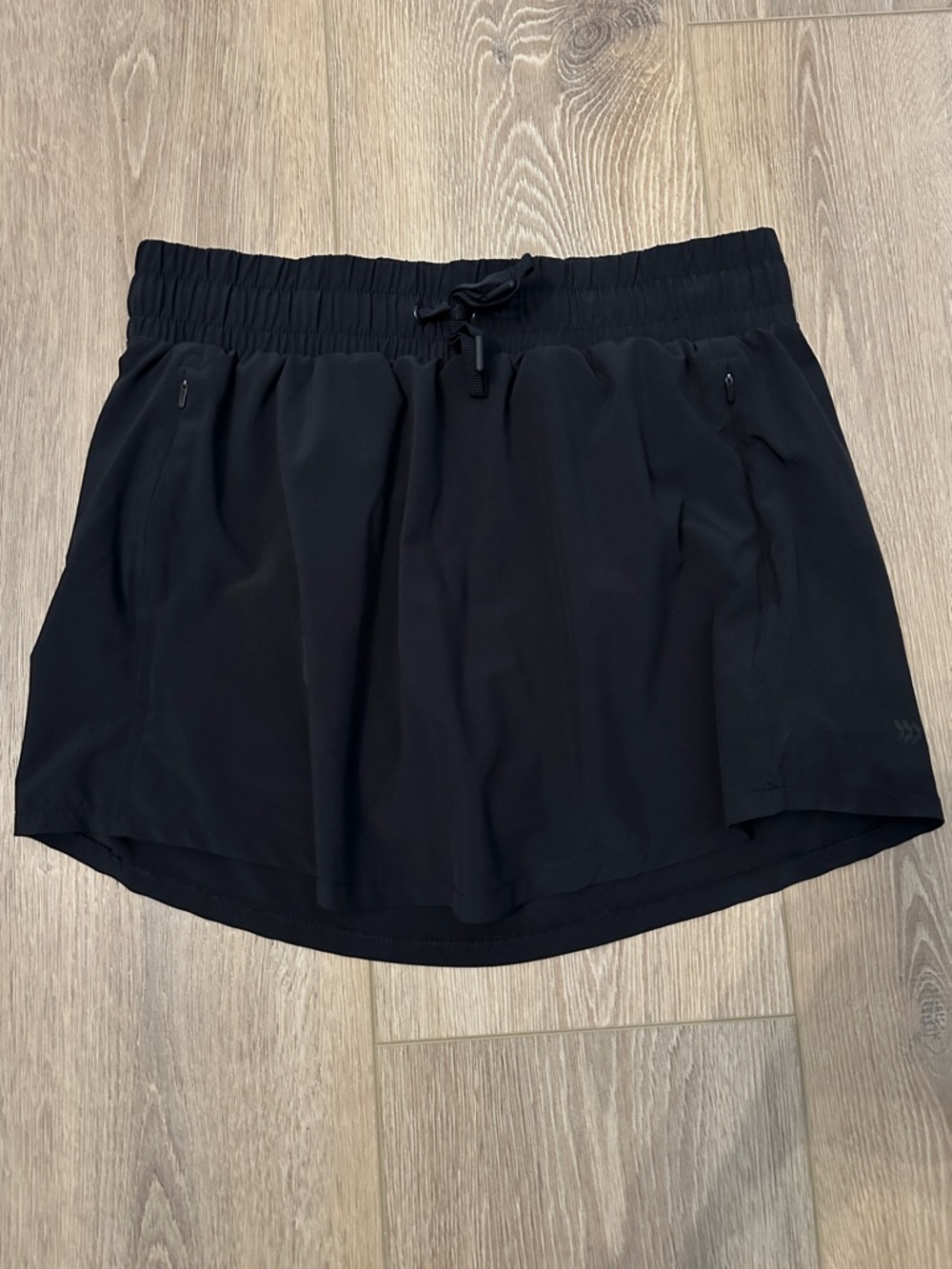 all in motion Black Athletic Skort with Drawstring Waist